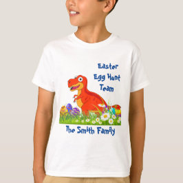 Camiseta Equipo de búsqueda de huevos de Pascua de dinosaur