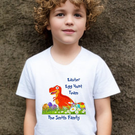 Camiseta Equipo de búsqueda de huevos de Pascua de dinosaur