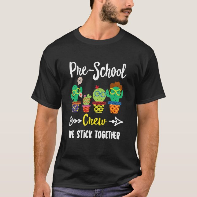 Camiseta Equipo de Cactus de Preescolar (Anverso)