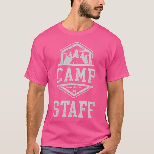 Camiseta Equipo de Campamento Equipo de Campamentos Verano  (Anverso)