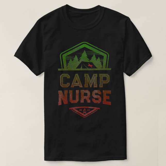 Camiseta Equipo de Campamento Vi de Personal Médico de Enfe (Diseño del anverso)