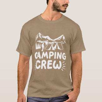 Camiseta Equipo de camping amigos de la autocaravana