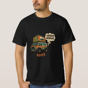 Camiseta Equipo de camping en coche para aventuras en micro