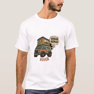 Camiseta Equipo de camping en coche para aventuras en micro