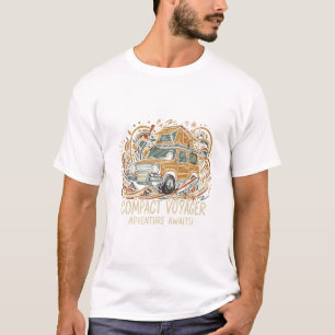Camiseta Equipo de Camping en Coche para la Aventura de la 