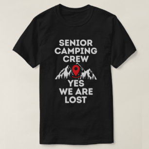 Camiseta Equipo de camping superior perdido, llano