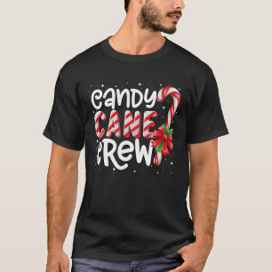 Camiseta Equipo de Caramelo de Caña Divertido de Navidad Ca