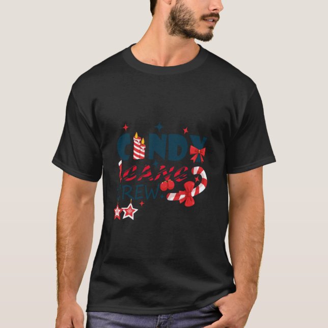 Camiseta Equipo de caramelos dulces para familia y primo c (Anverso)
