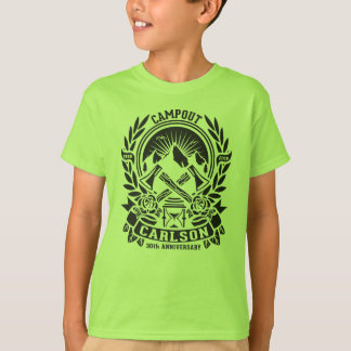 Camiseta Equipo de Carlson Campout 30 Aniversario Verde