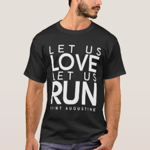 Camiseta Equipo de carrera católico de St Augustine 5K Mara