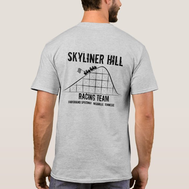 Camiseta Equipo de Carreras de la colina de Skyliner (Reverso)