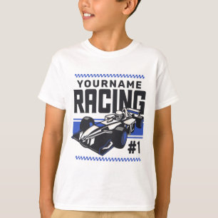 Camiseta Equipo de carreras personalizado Piloto de coche d