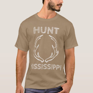 Camiseta Equipo de caza de ciervos en Mississippi para aman
