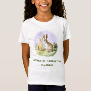 Camiseta Equipo de caza personalizada de huevos de Pascua B