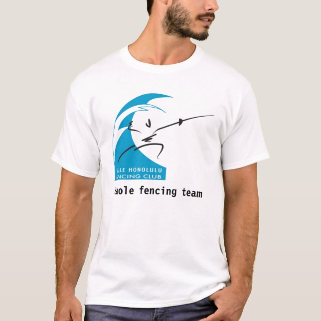 Camiseta Equipo de cercado de Haole (Anverso)