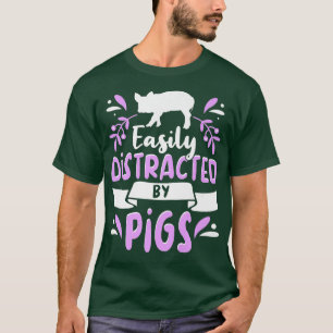 Camiseta Equipo De Cerdo Para Las Chicas De Las Amantes Del