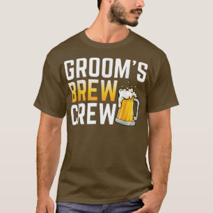 Camiseta Equipo de cerveza del novio Cuadrilla de boda del 