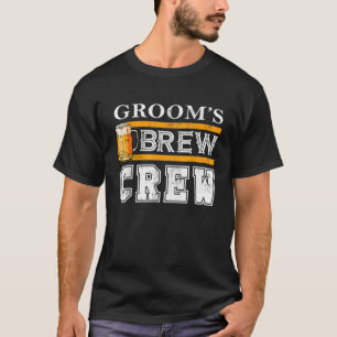 Camiseta Equipo de cerveza del novio divertido equipo de ce