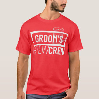 Camiseta Equipo de cerveza del novio Mejor hombre de la fie