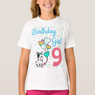 Camiseta Equipo de Chica francés de fiesta de cumpleaños