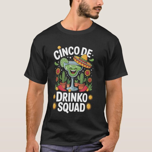 Camiseta Equipo De Cinco De Drinko (Anverso)