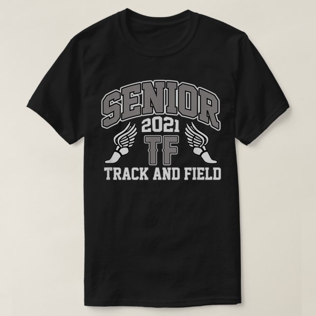 Camiseta Equipo de clases de graduación 2021 de Track and F (Diseño del anverso)