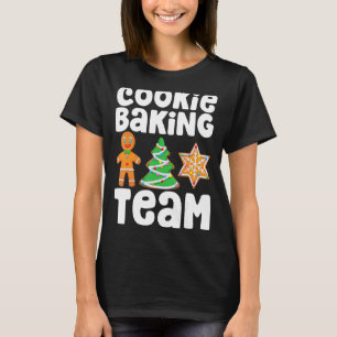 Camiseta Equipo De Cocina Navidad Gingerbread Family Te