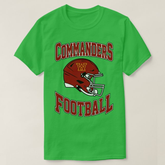 Camiseta Equipo de comandantes de Washington (Diseño del anverso)