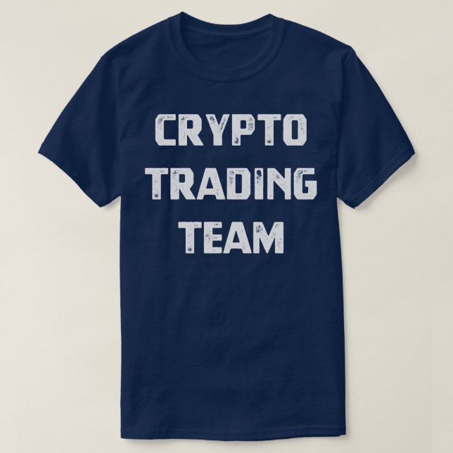 Camiseta Equipo de comercio de criptografía (Diseño del anverso)