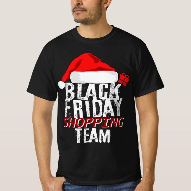 Camiseta Equipo de compras de Black Friday (Anverso)