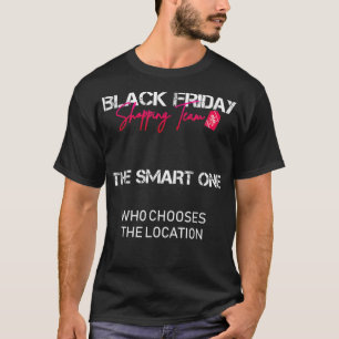 Camiseta Equipo de compras de Black Friday - The Smart One