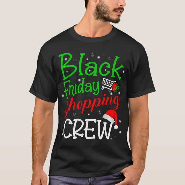 Camiseta Equipo de compras del viernes negro (Anverso)