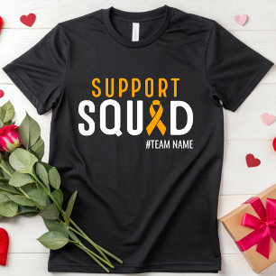 Camiseta Equipo de Concienciación de MS Apoyo Cáncer de Leu