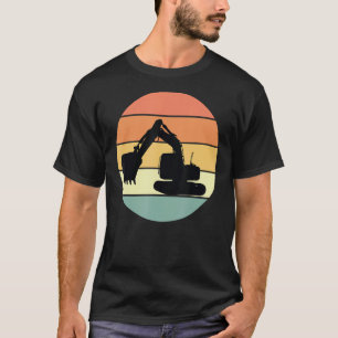 Camiseta Equipo de construcción pesada de ropa de excavador