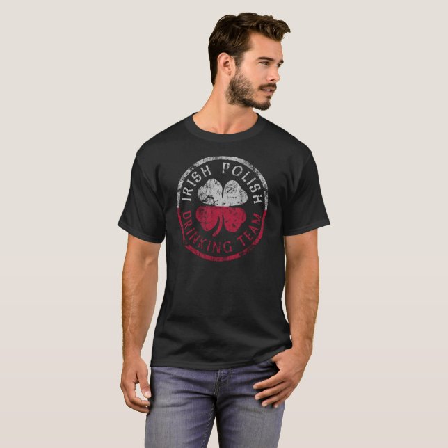 Camiseta Equipo de consumición de la bandera polaca del (Anverso completo)