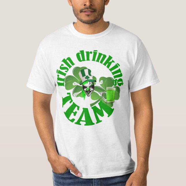 Camiseta Equipo de consumición del día de St Patrick (Anverso)
