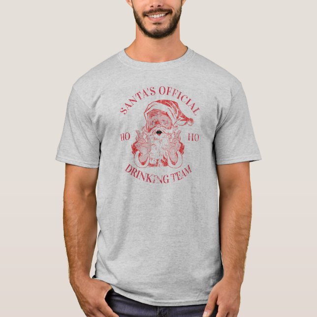 Camiseta Equipo de consumición del funcionario de Santa (Anverso)