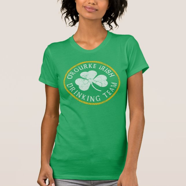 Camiseta Equipo de consumición del irlandés de O'Rourke (Anverso)
