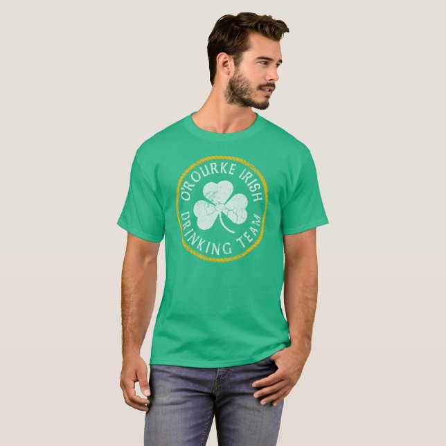 Camiseta Equipo de consumición del irlandés de O'Rourke (Anverso completo)