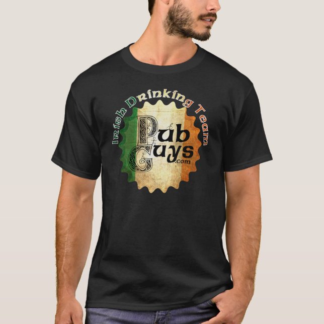 Camiseta Equipo de consumición del irlandés de PubGuys (Anverso)
