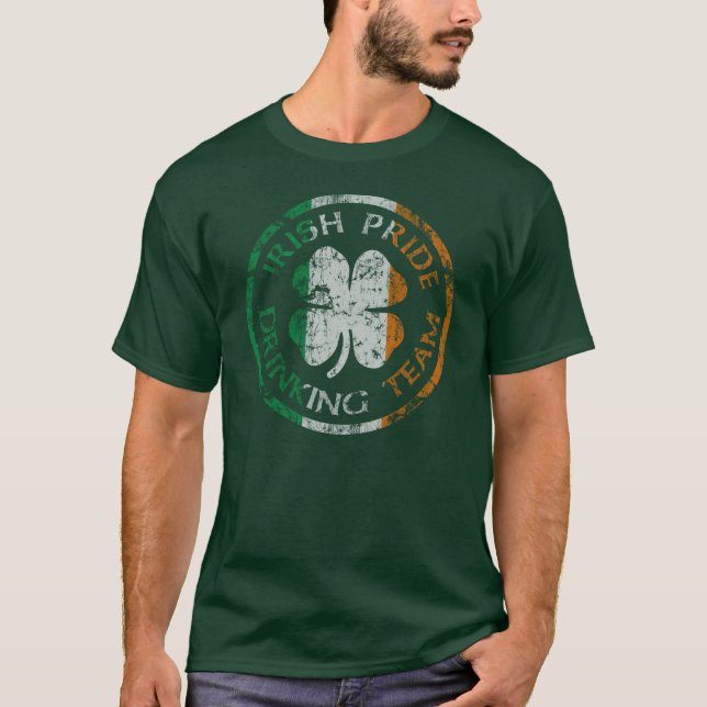 Camiseta Equipo de consumición del orgullo irlandés oficial (Anverso)