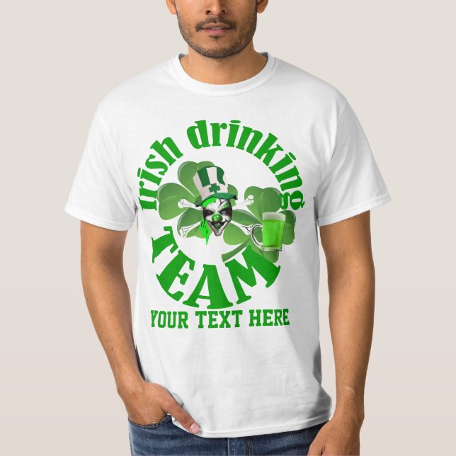 Camiseta Equipo de consumición irlandés (Anverso)