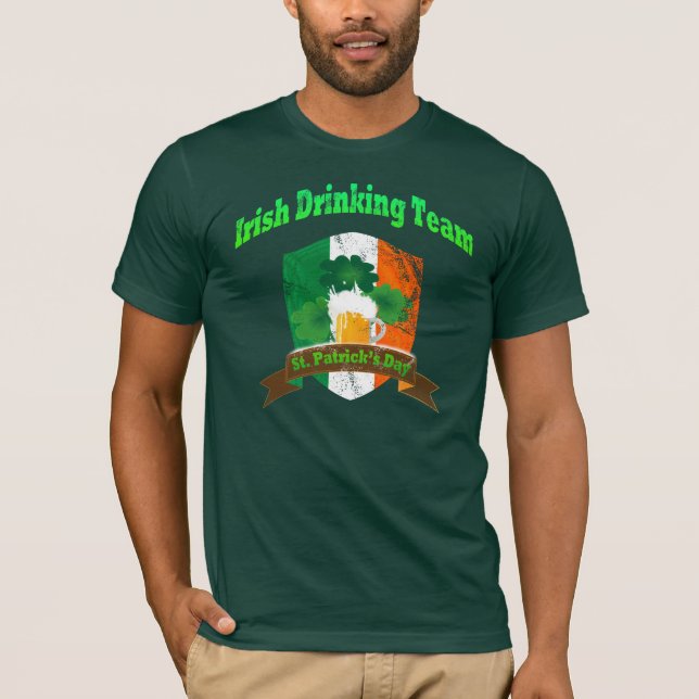 Camiseta Equipo de consumición irlandés (Anverso)