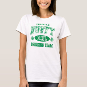 Camiseta Equipo de consumición irlandés lindo de Duffy