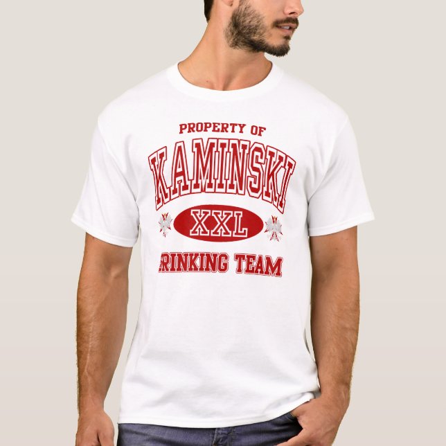 Camiseta Equipo de consumición polaco de Kaminski (Anverso)