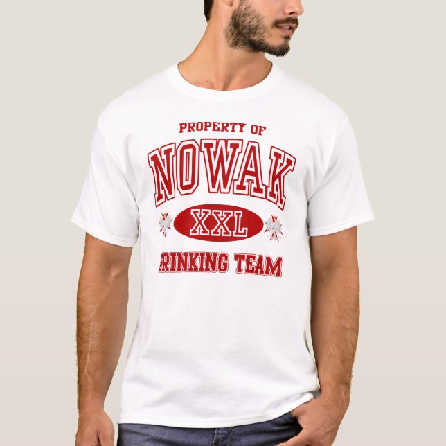 Camiseta Equipo de consumición polaco de Nowak (Anverso)