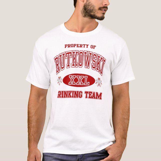 Camiseta Equipo de consumición polaco de Rutkowski (Anverso)