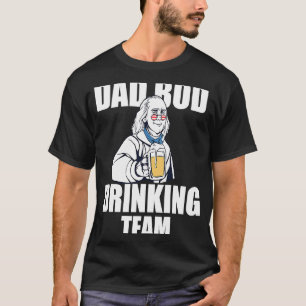 Camiseta Equipo de consumo de cerveza Dad Bod el 4 de julio