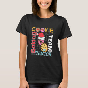 Camiseta Equipo de Cookie Baking Tester Gingerbread Navidad