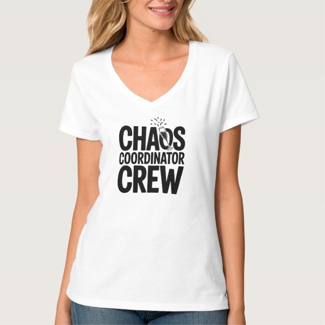 Camiseta Equipo de Coordinador de Caos (Anverso)